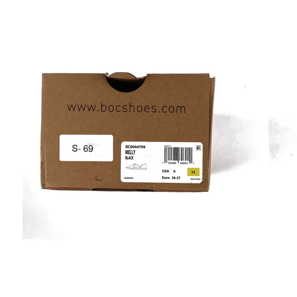 b.o.c. Sandals Melly Black Solid 6 NEW
